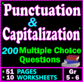Capitalization and Punctuation Worksheets & Practice. 5th-