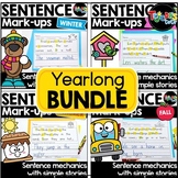 Capitalization and Punctuation Worksheets Sentence Editing