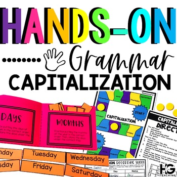 Preview of Capitalization Rules | Names and Dates | Hands on Grammar, Writing, Punctuation
