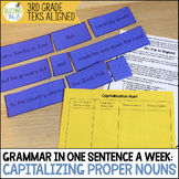 Capitalizing proper nouns - a mentor sentence grammar lesson