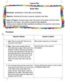 Capitalize Titles: Book Titles Lesson Plan