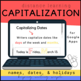 Capitalizing Dates, Names, Holidays • Google Slides with G