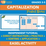 Capitalizing Product Names - Interactive Made-for-Easel Activity