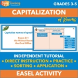Capitalizing Rooms - Interactive Made-for-Easel Activities