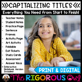 Capitalizing Titles | Capitalize Titles Lesson, Practice, 