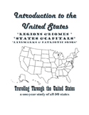 50 States - Regions & Biomes, States & Capitals, Landmarks