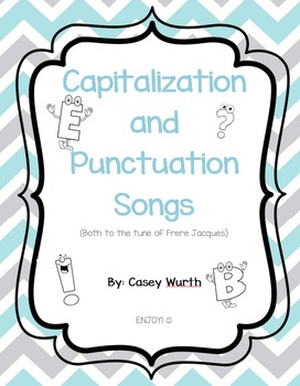 Preview of Capitals and Punctuation Songs