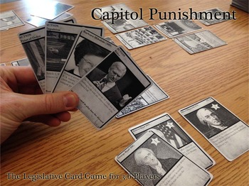 Preview of Capitol Punishment - A Legislative Card Game for Grades 6-12