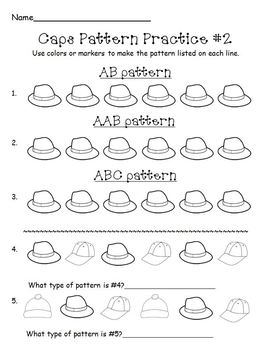 Caps for Sale Graphing & Patterns Math Activity Set by The McGrew Crew