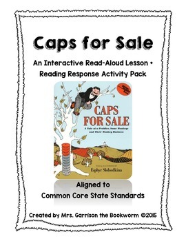 Preview of Caps for Sale Lesson + Reading Response Activity Pack