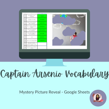 Captain Arsenio Vocabulary Mystery Reveal Picture by Miss 5E | TPT
