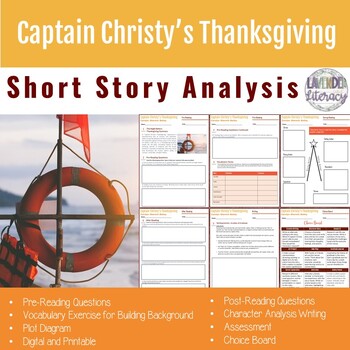 Preview of Captain Christy's Thanksgiving | Short Story Analysis