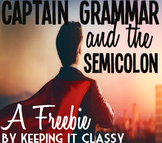 Captain Grammar and the Semicolon:  A Readers' Theater Ski
