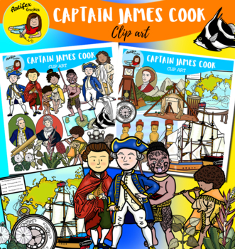 Preview of Captain James Cook clip art