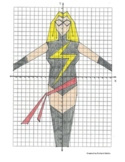 Captain Marvel (Miss Marvel) Coordinate Graphing Activity
