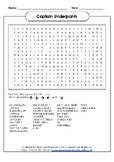 Captain Underpants Word Search