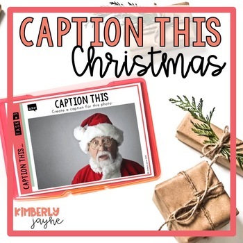 Preview of CaptionThis! Christmas Divergent Thinking Gifted & Talented Early Finishers