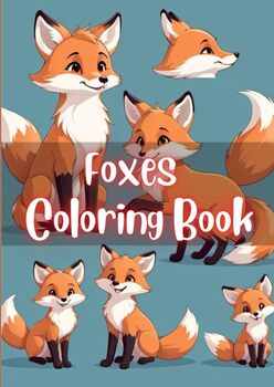Captivating Foxes Coloring Book - 50 Pages of Intricate Designs by Kids Mania