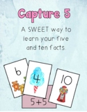 Capture 5: Learning Five facts up to 10 (Printable for Dis