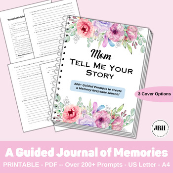 Preview of Capture Mom's Memories, Mom's Life Story Journal, Preserve Mom's Legacy