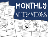 Monthly Affirmation Notes for Students