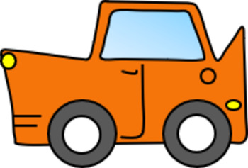 orange car clip art