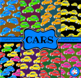 Car Digital Paper Backgrounds