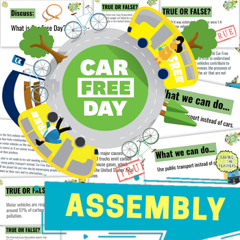 Preview of Car Free Day Assembly - Pollution and the Environment