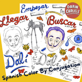Car Gar Zar verbs Spanish preterite color by conjugation n