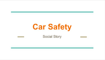 Preview of Car Safety Social Story