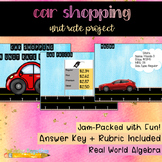 Car Shopping: A Unit Rate Project