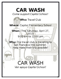 Car Wash Flyer Template