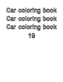 Car coloring book 19