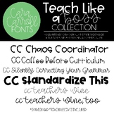Cara Carroll Fonts:  Teach Like a Boss Collection