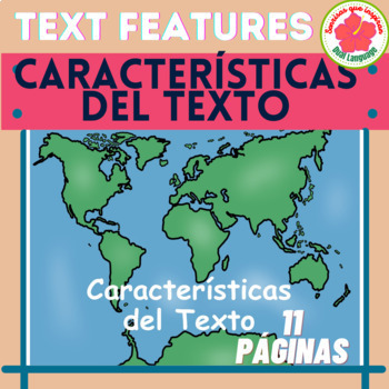 Preview of Características del Texto Text Features in Spanish