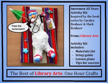 Preview of Snowmen All Year Activity Kit from Library Arts