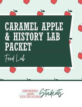 Preview of Caramel Apple History and Lab Packet