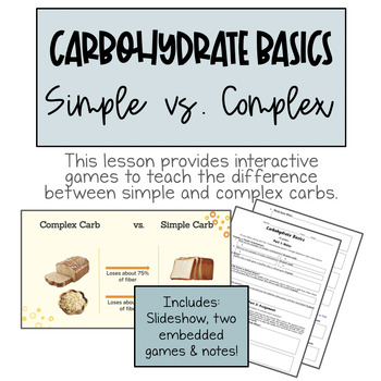 Preview of Carbohydrate Basics