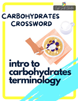 Preview of Carbohydrates Crossword