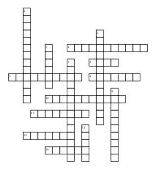 Carbon Cycle Crossword Puzzle (Virtual   Printable) by EnvironmentLA