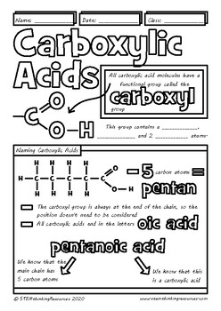test for carboxylic acid