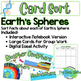 Card Sort - Earth's Spheres