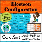 Card Sort Activity - Electron Configuration - Digital &PDF w Cut & Paste Version