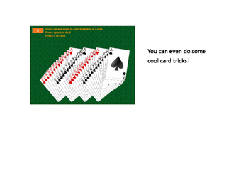 Card dealer - Chance and data - Scratch by Shane Long | TpT