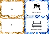 Card game to practice regular -er and -ir verbs (present)
