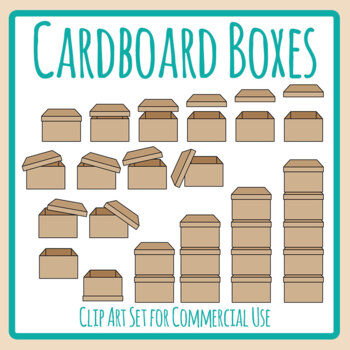 cardboard box clip art