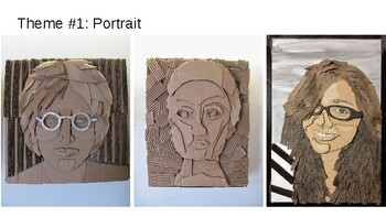 Cardboard Relief Self-Portraits — Brightworks School - an innovative K-12  school