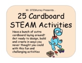 Cardboard STEAM At Home Activities