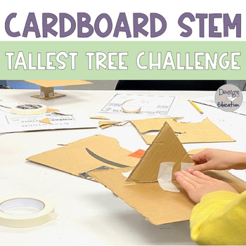 Preview of Cardboard STEM Project | STEAM Challenge | Design the Tallest Tree