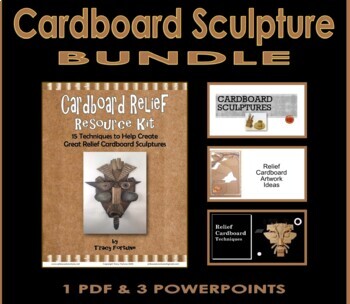 Preview of Cardboard Sculpture Resource Kit with 4 PowerPoints to Inspire Your Students